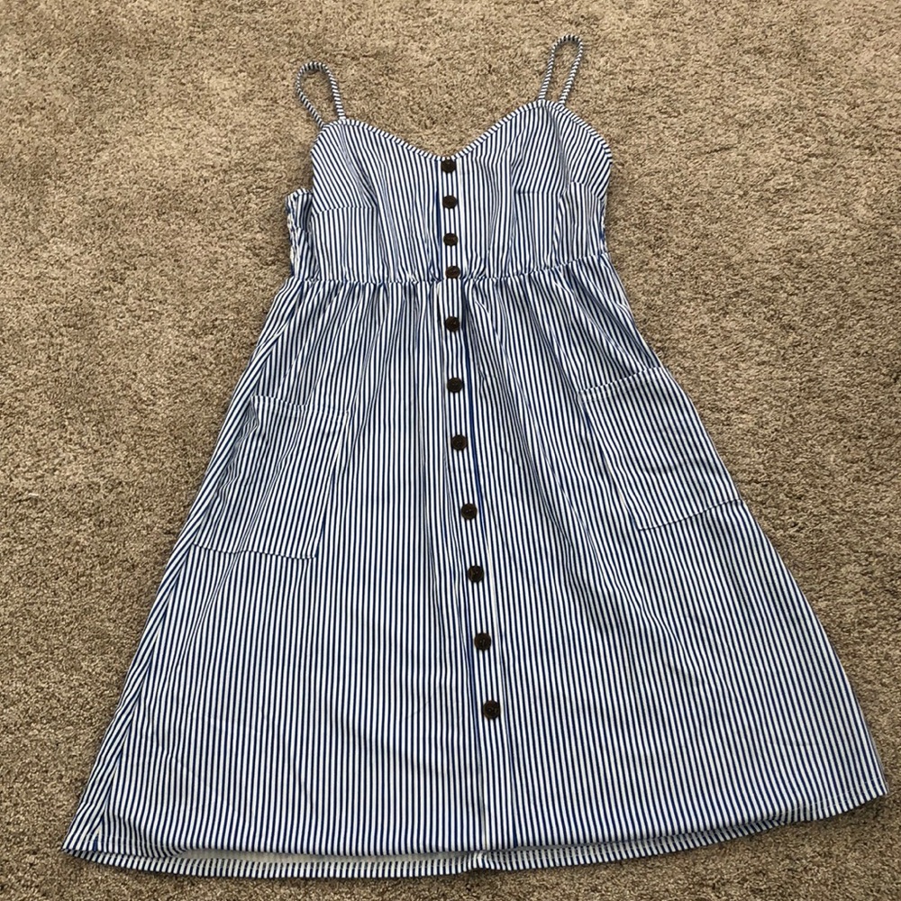 ❤️5 for $20❤️ Blue Striped Summer Dress